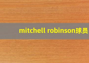 mitchell robinson球员